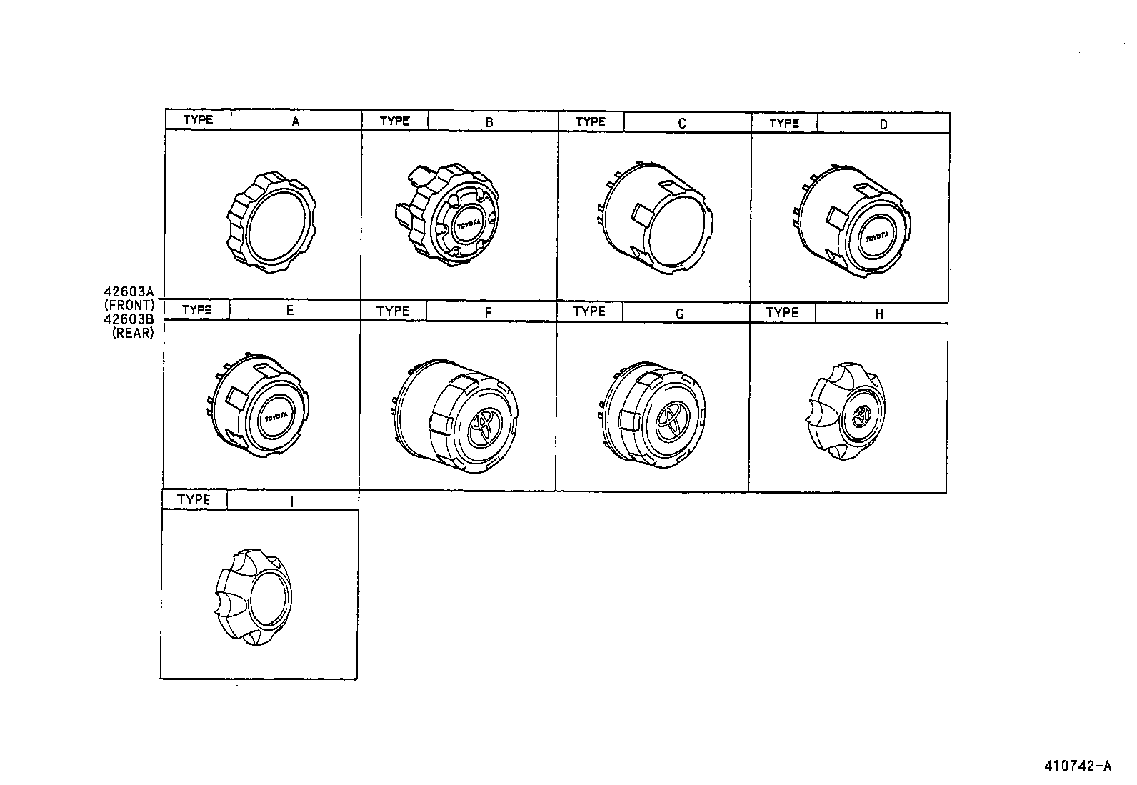 42610-60180 WHEEL, DISC (FOR SPARE) product image