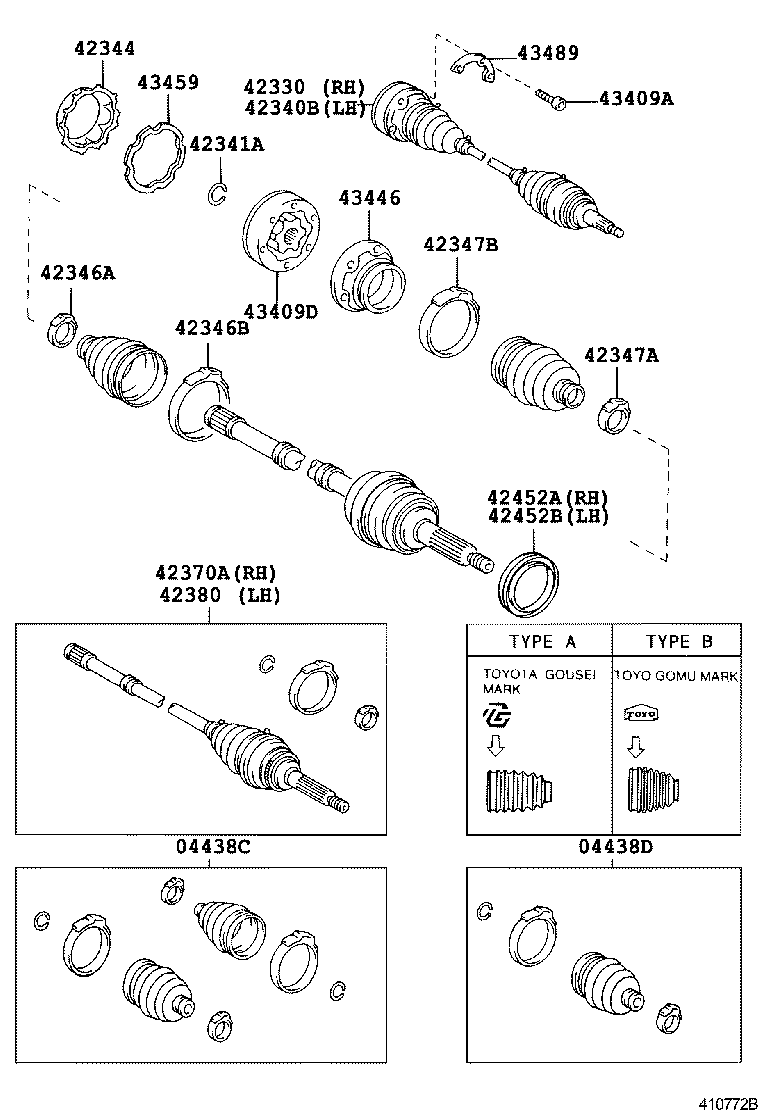 42431-30190 DISC, REAR product image