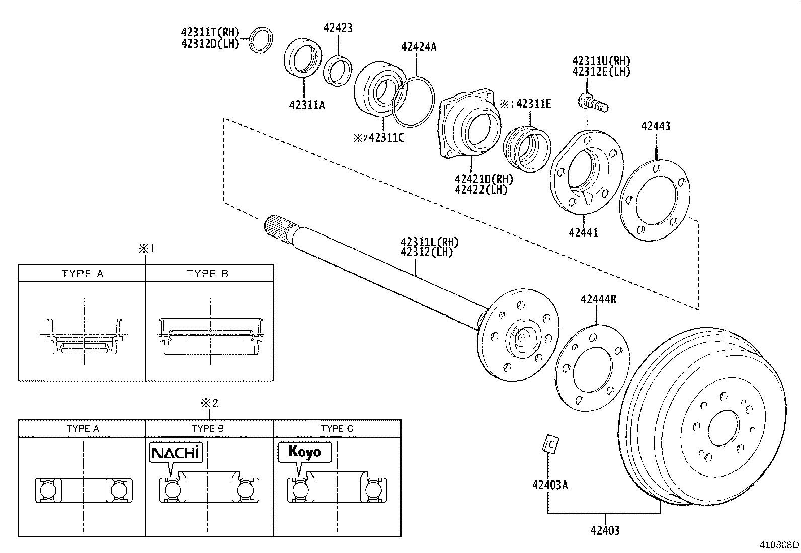 42441-25060 DEFLECTOR, BRAKE DRUM OIL product image
