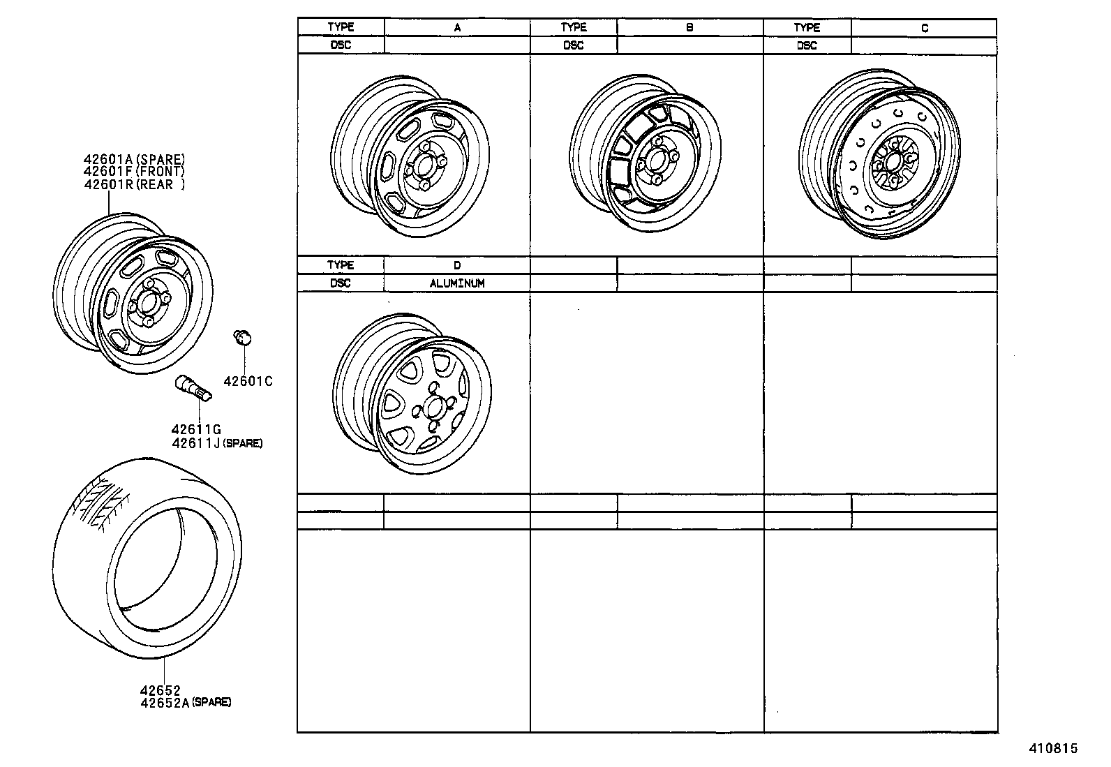 42603-28151 ORNAMENT SUB-ASSY, WHEEL HUB product image