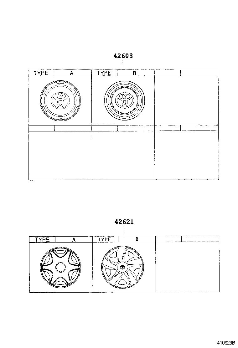 42601-26410 WHEEL, DISC (FOR SPARE) product image