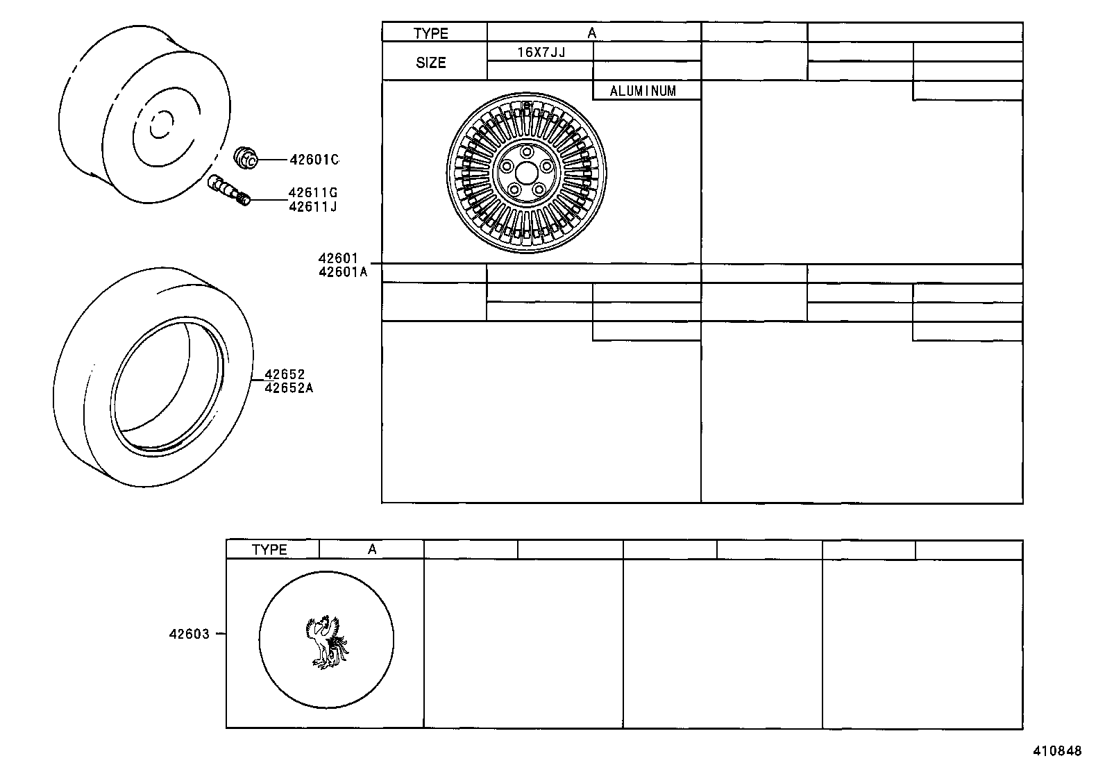 42611-40070 WHEEL, DISC product image
