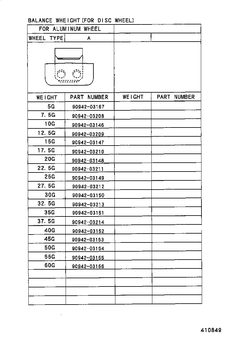 42611-40070 WHEEL, DISC product image