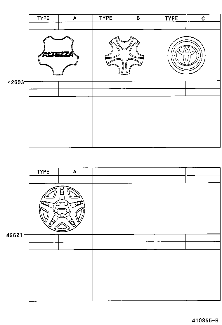 42602-53010 CAP, WHEEL product image