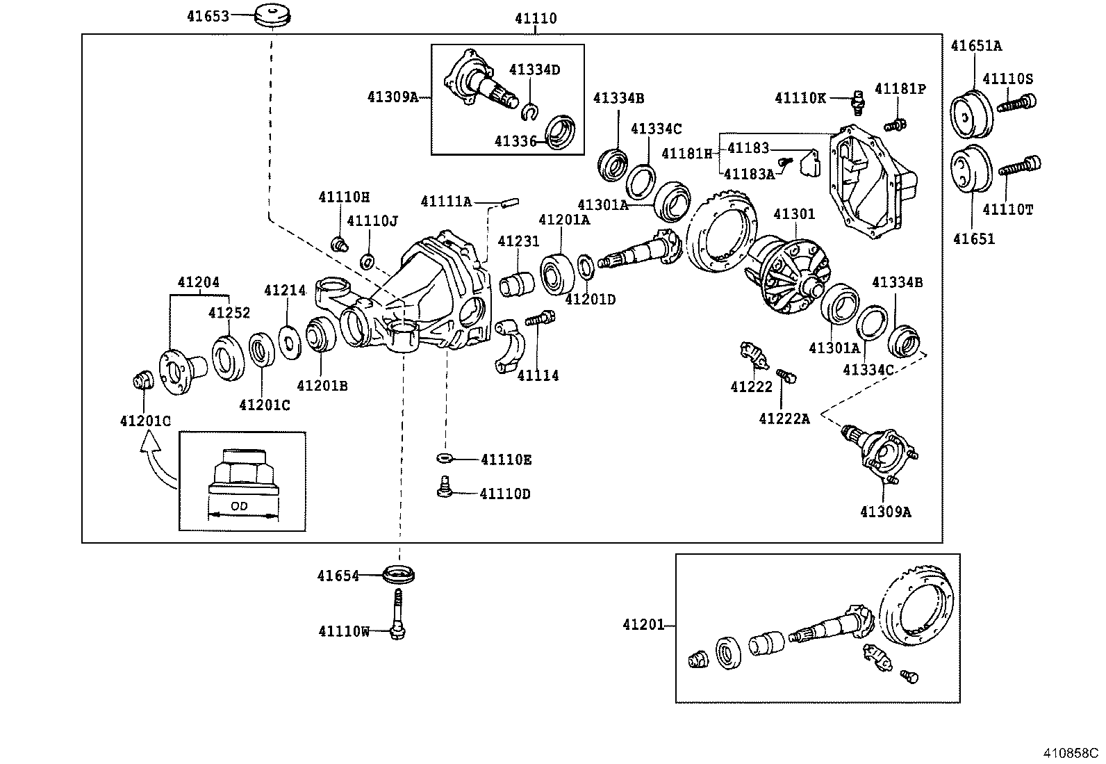 90311-38071 SEAL, OIL (FOR REAR DIFFERENTIAL SIDE GEAR SHAFT) product image