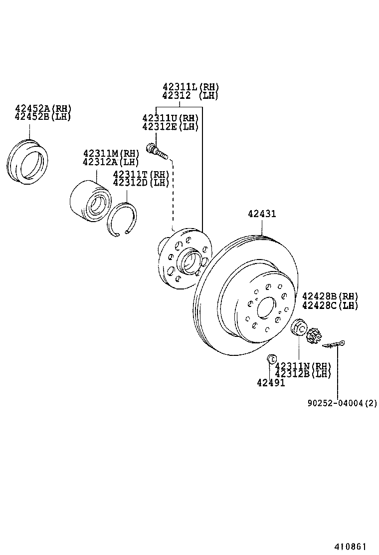 04437-28021 BOOT KIT, REAR DRIVE SHAFT INBOARD JOINT product image