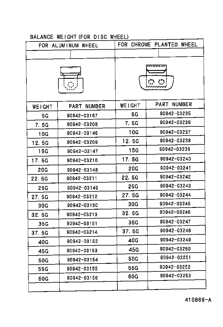 42611-60280 WHEEL, DISC (FOR SPARE) product image