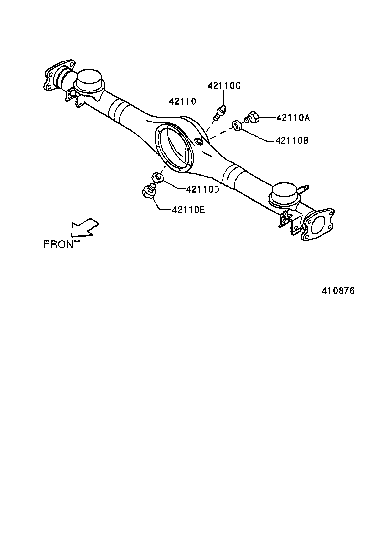 34870-97202 FLANGE SUB-ASSY, REAR DRIVE PINION COMPANION, REAR product image