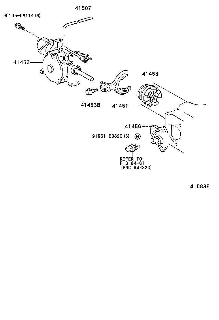 41110-60610 CARRIER ASSY, DIFFERENTIAL, REAR product image