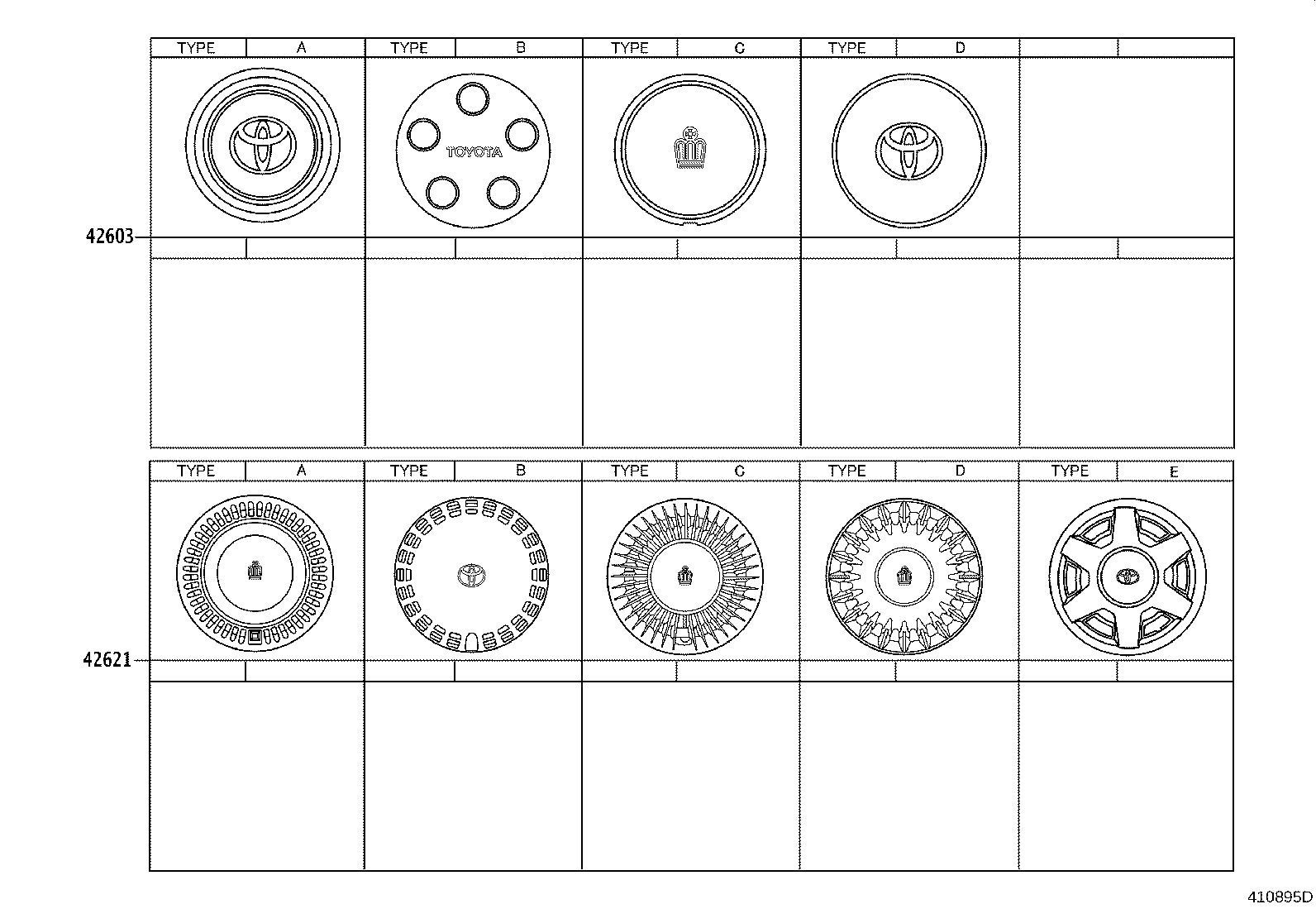 42602-43010 CAP, WHEEL product image