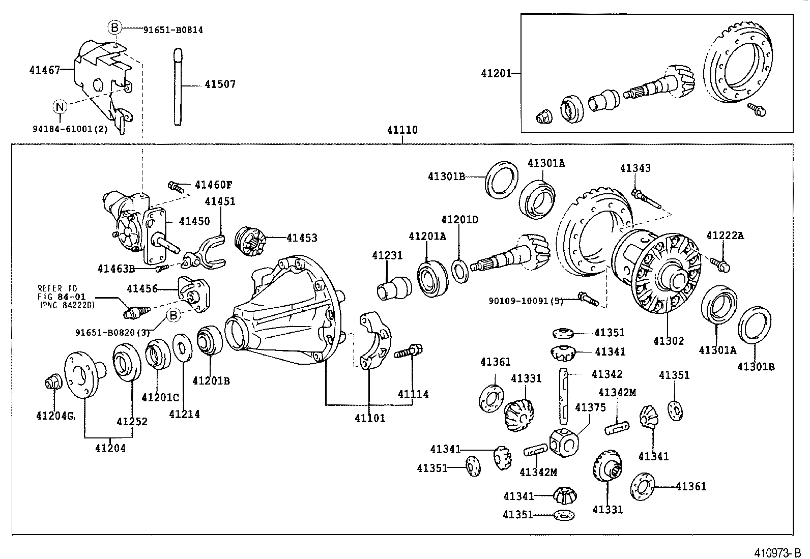 90116-10167 BOLT, NO.1 (FOR REAR DIFFERENTIAL CARRIER SET) product image