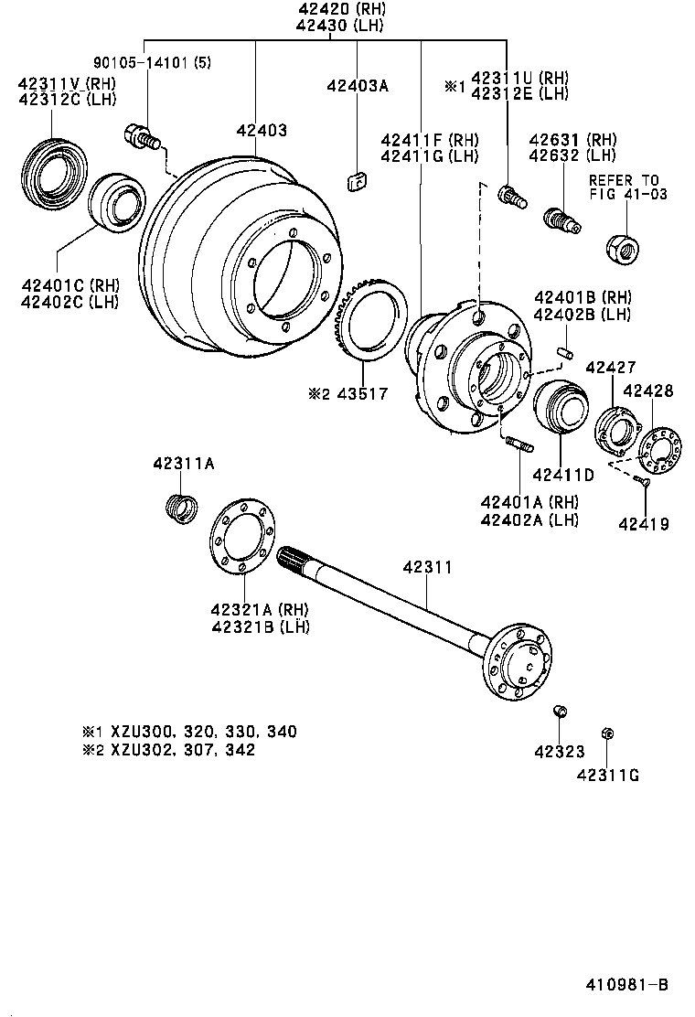 42311-37060 SHAFT, REAR AXLE product image