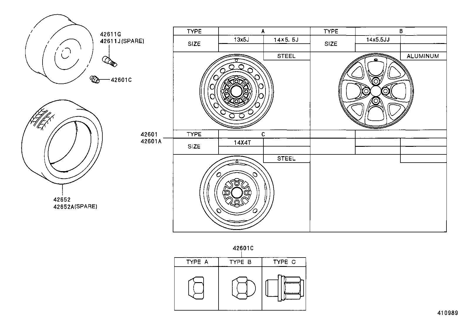 42652-52840 TIRE product image