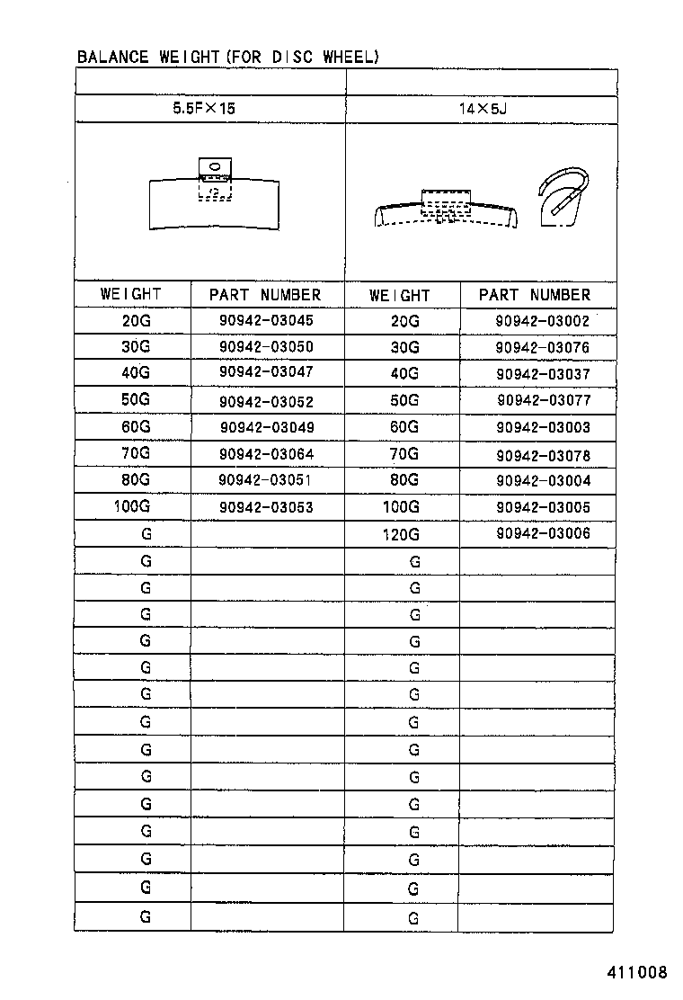42652-25110 TIRE product image