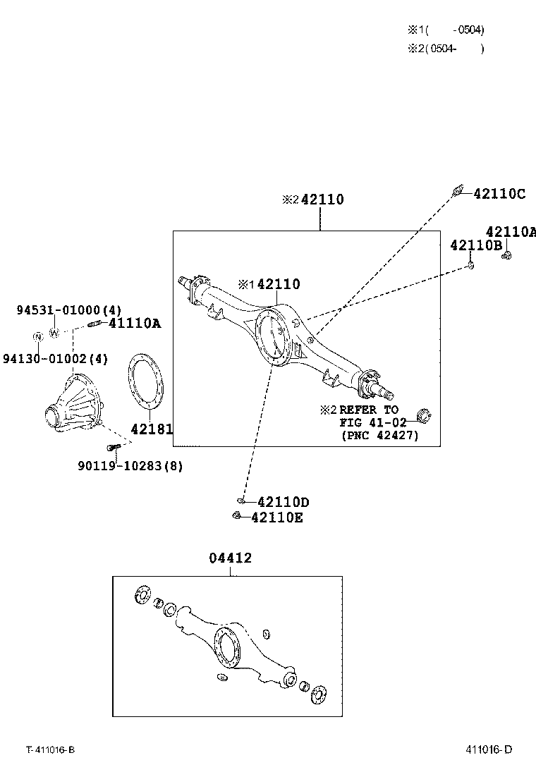41201-80478 FINAL GEAR KIT, DIFFERENTIAL, REAR product image