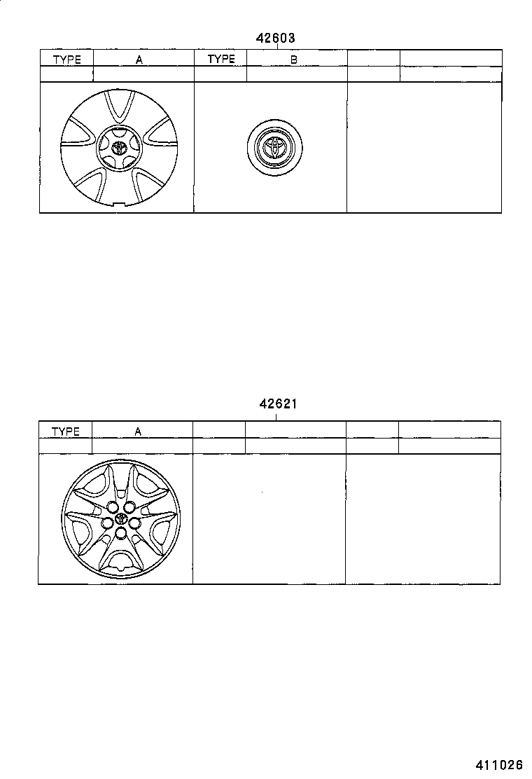 42611-2B260 WHEEL, DISC product image