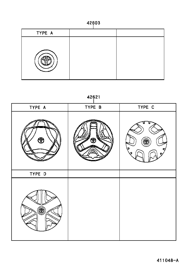 42602-52050 CAP, WHEEL product image