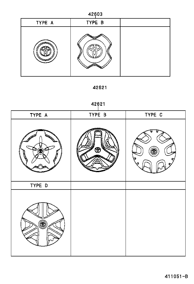 42602-52060 CAP, WHEEL product image