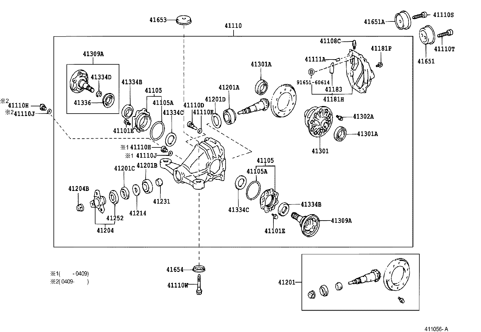 90366-35117 BEARING (FOR REAR DRIVE PINION REAR) product image