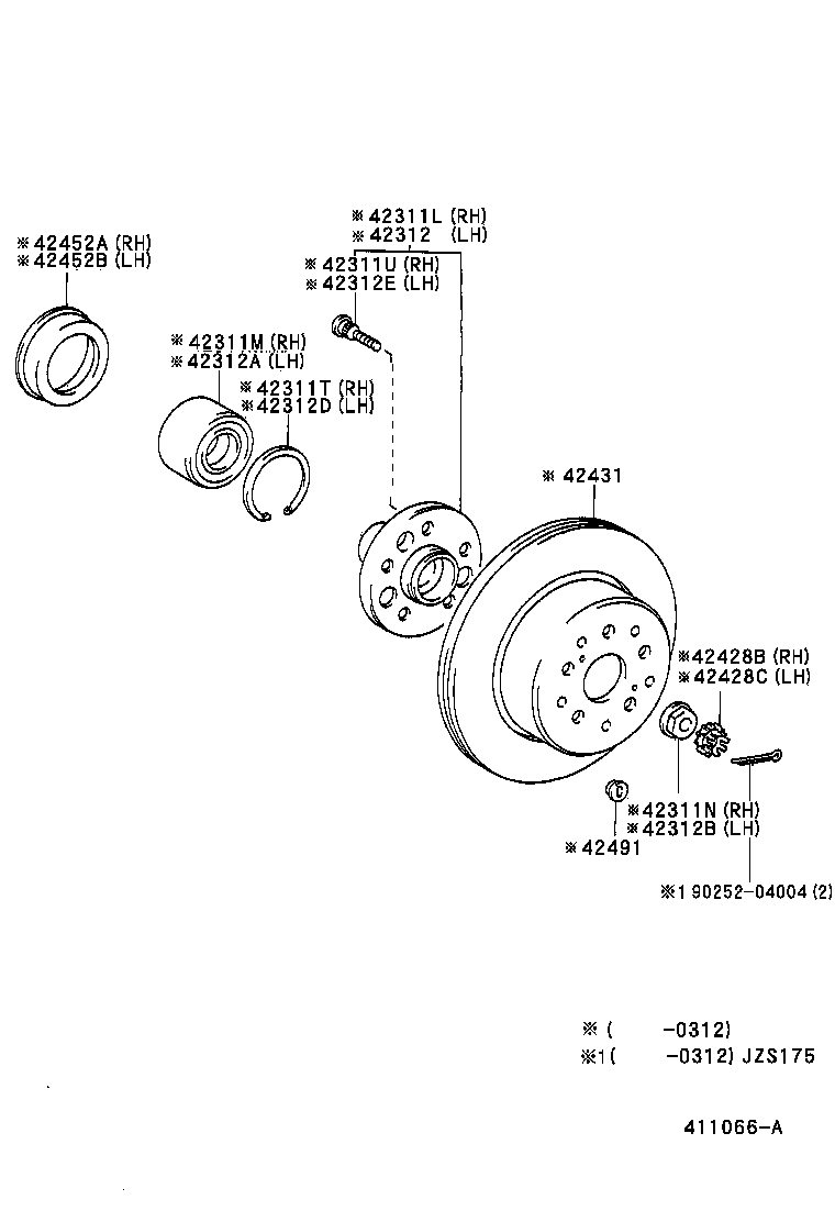 04429-30040 BOOT KIT, REAR DRIVE SHAFT product image
