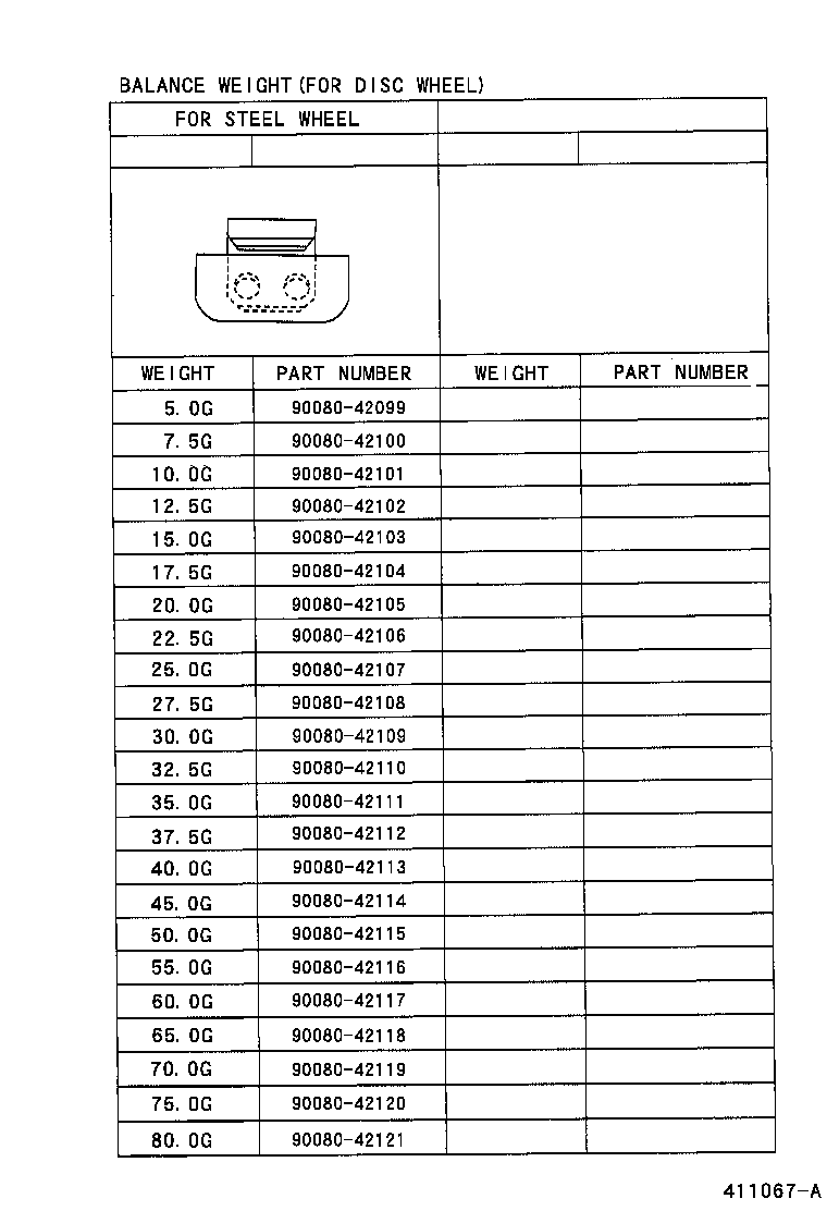 42602-02100 CAP, WHEEL product image