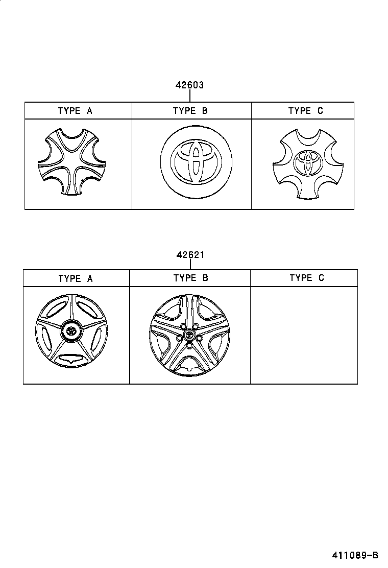 42602-28360 CAP, WHEEL product image