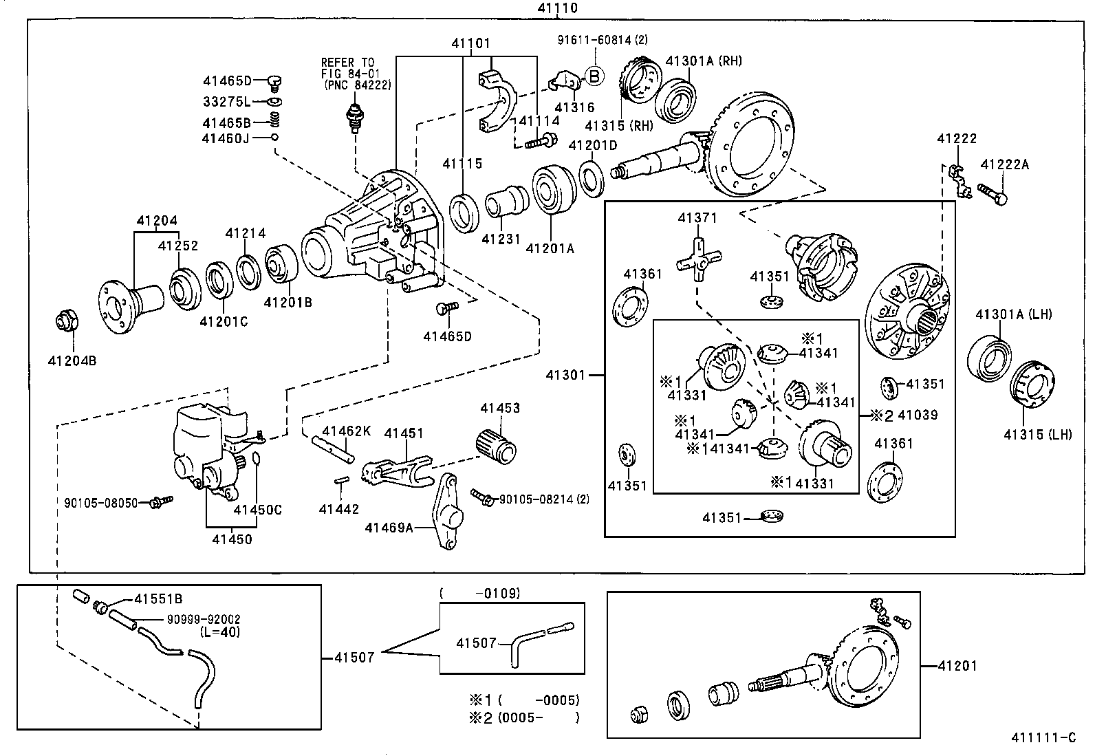 Toyota 41331-34011 GEAR, REAR DIFFERENTIAL SIDE