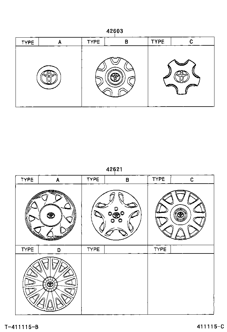 42603-YF030 ORNAMENT SUB-ASSY, WHEEL HUB product image