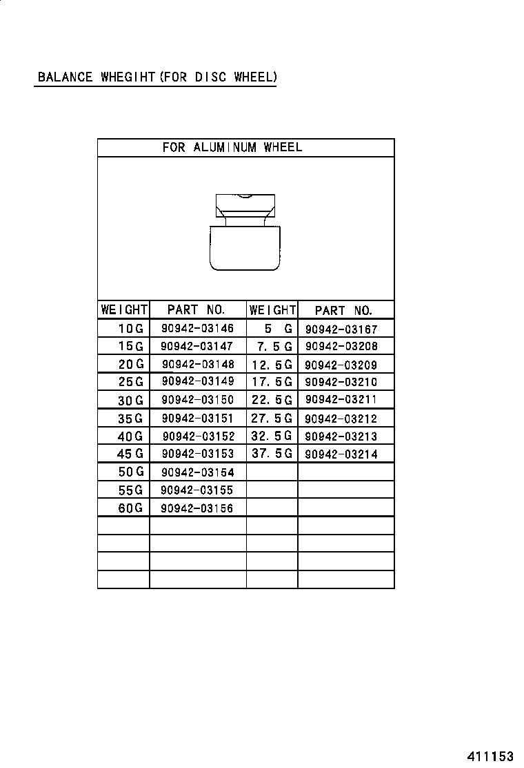 42611-51030 WHEEL, DISC product image