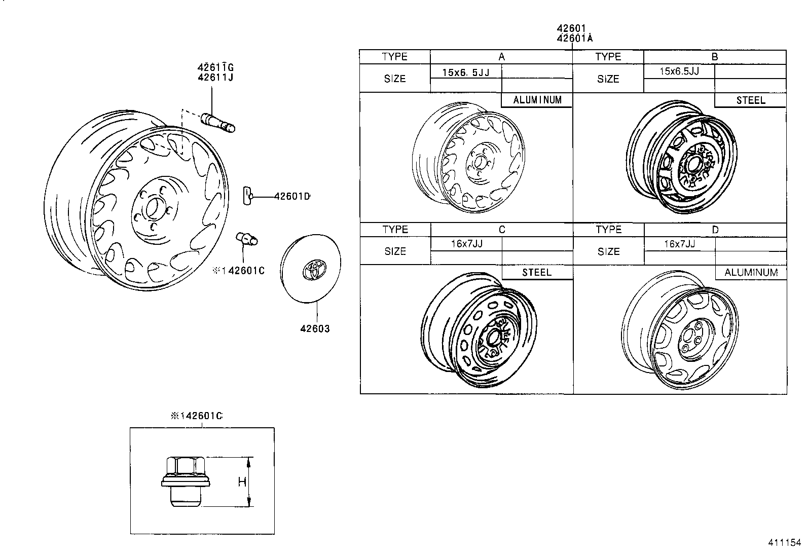 42603-50040 ORNAMENT SUB-ASSY, WHEEL HUB product image