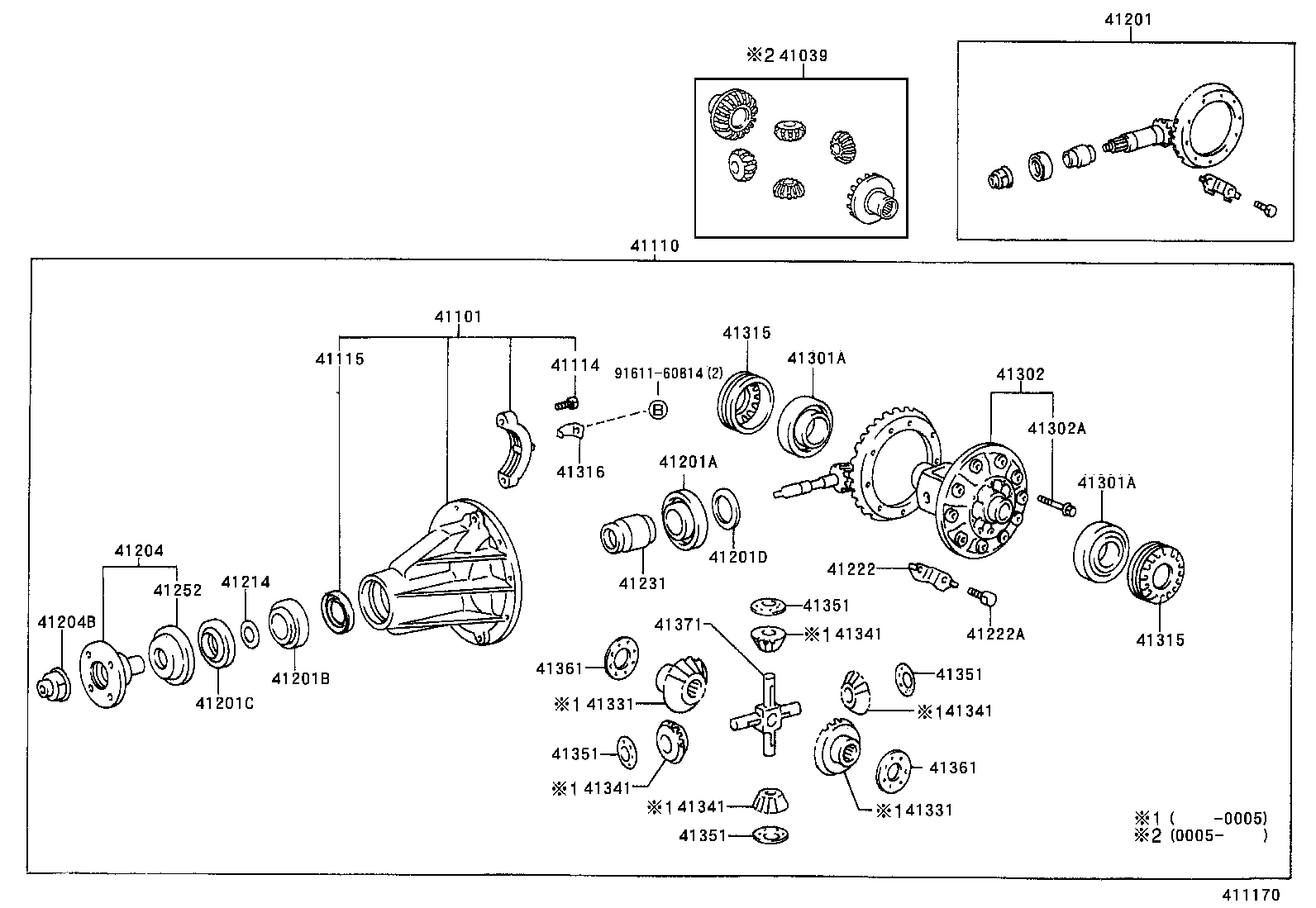 42110-36823 HOUSING ASSY, REAR AXLE product image