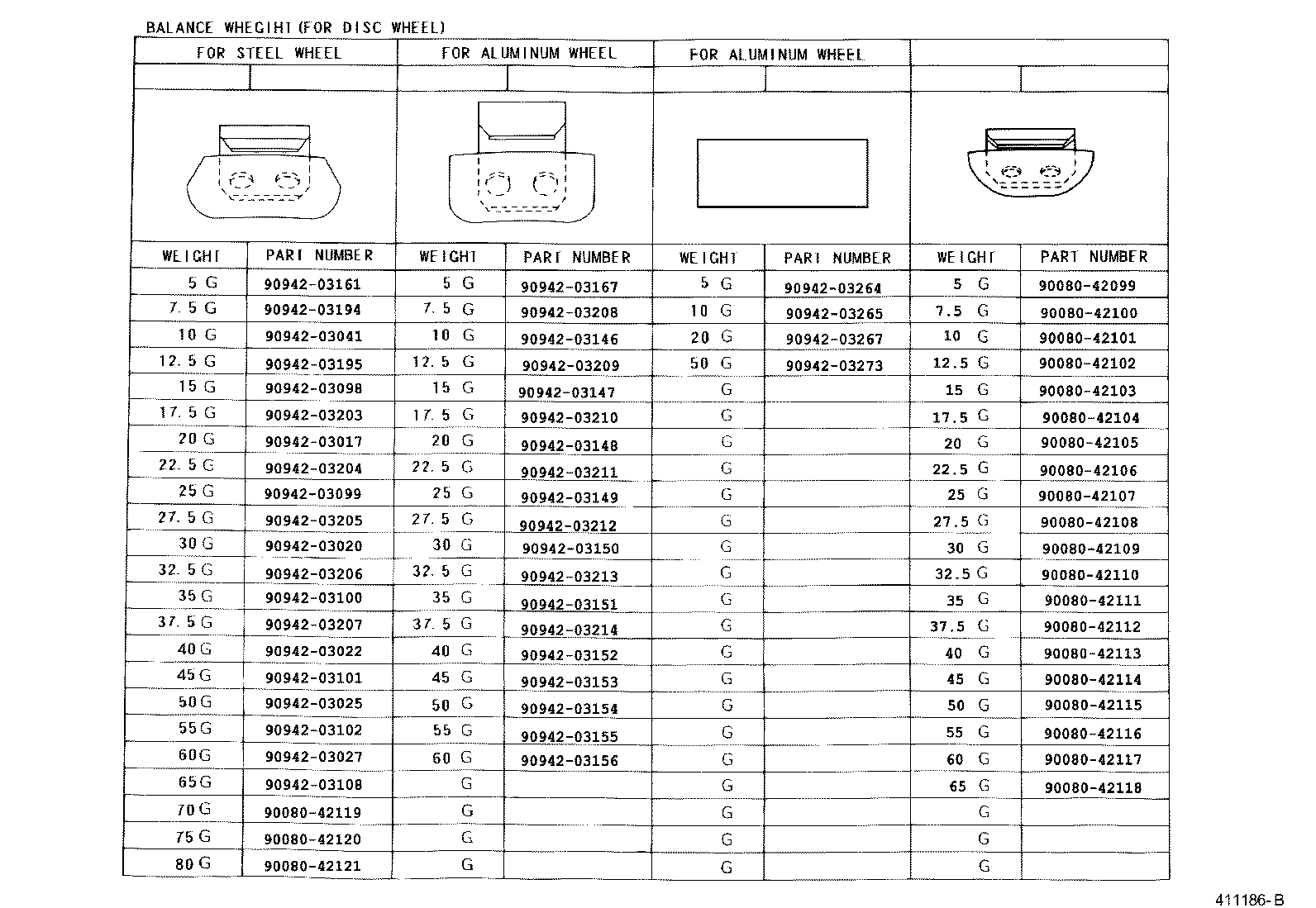 42611-1A500 WHEEL, DISC product image