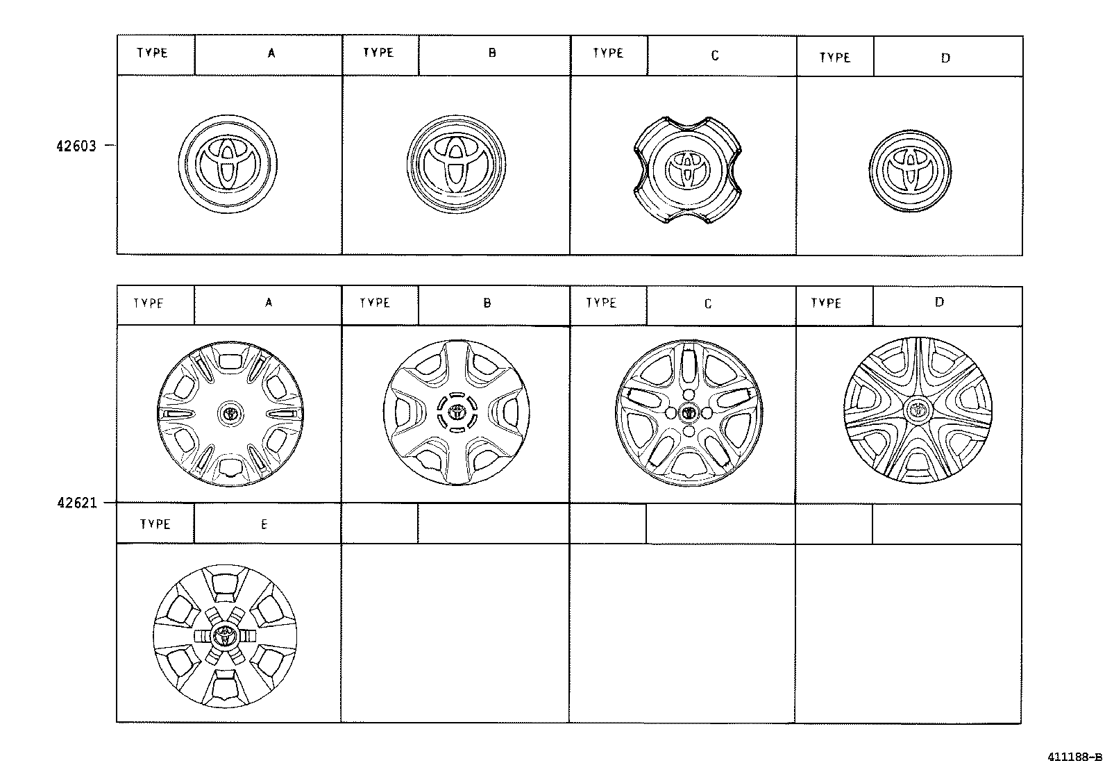 42611-1A500 WHEEL, DISC product image