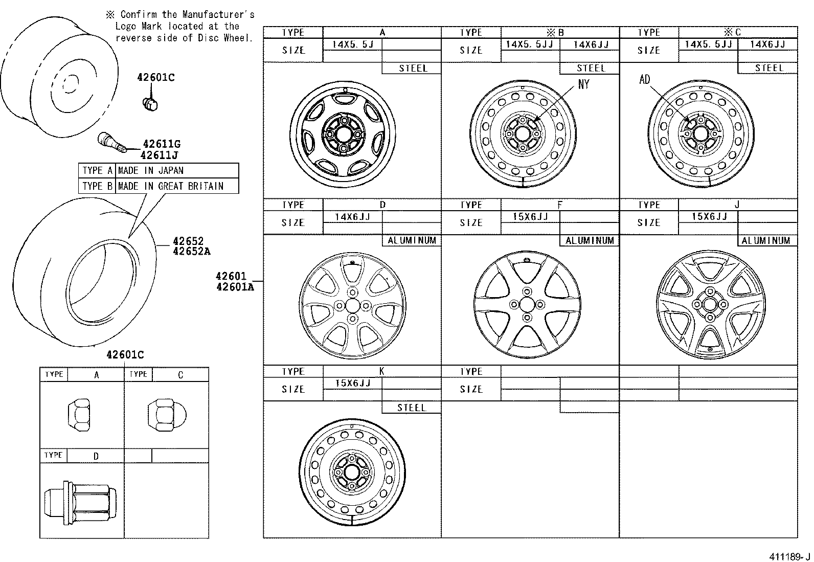 42652-12D80 TIRE product image