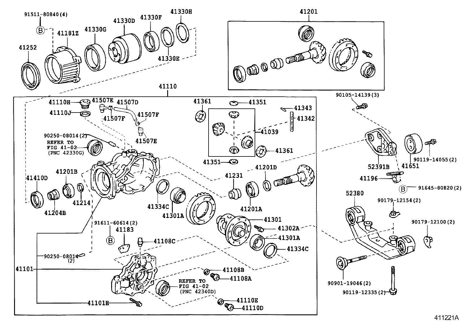 41196-21030 DAMPER, REAR DIFFERENTIAL DYNAMIC product image