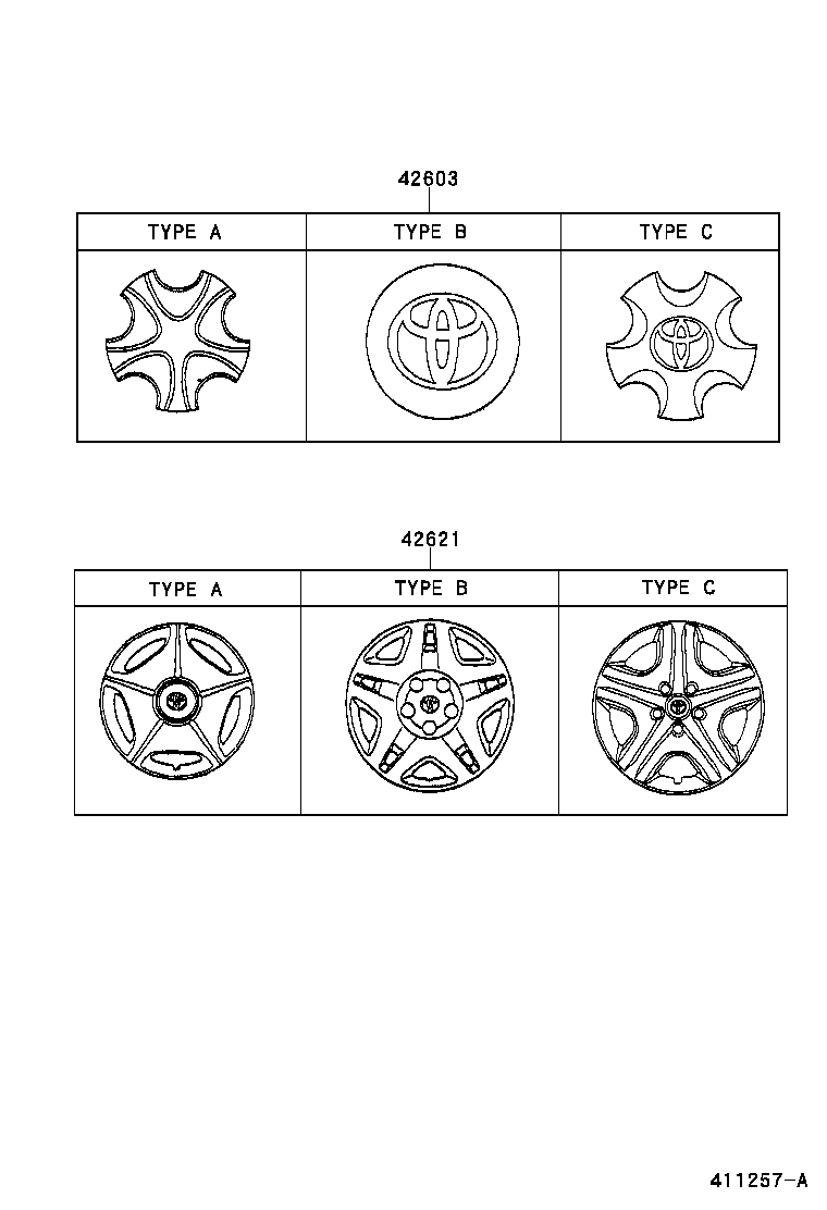 42611-28550 WHEEL, DISC product image