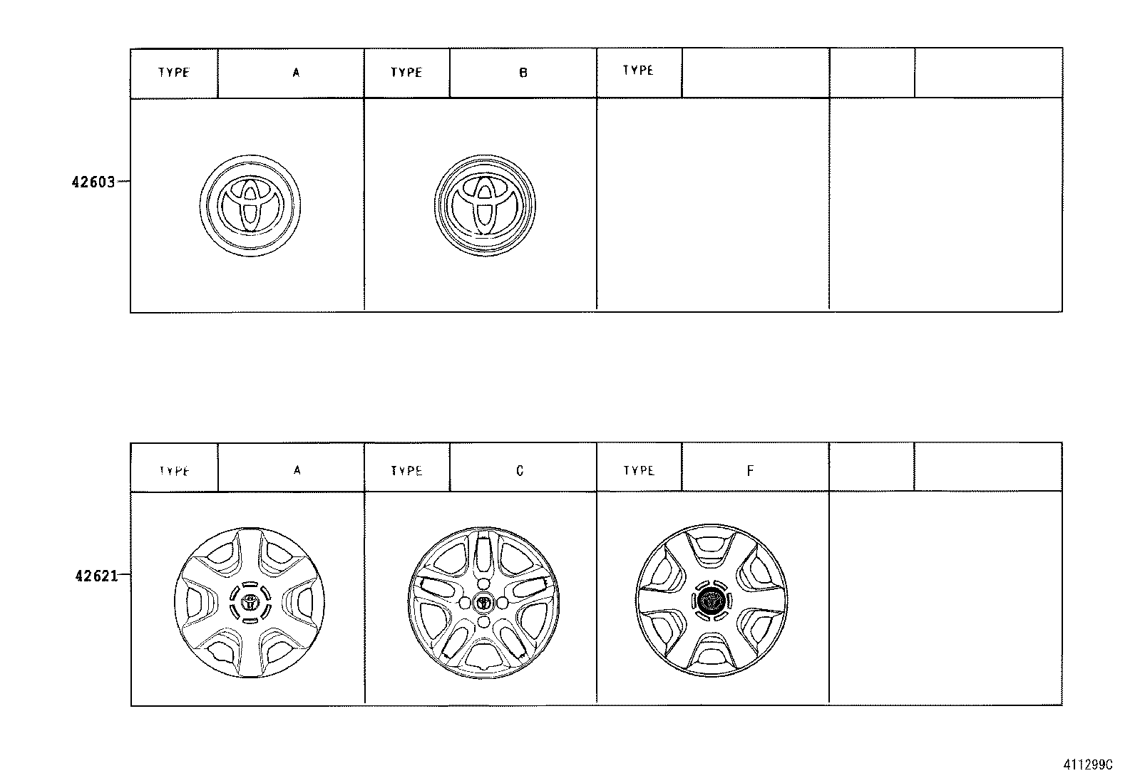 42602-12700 CAP, WHEEL product image