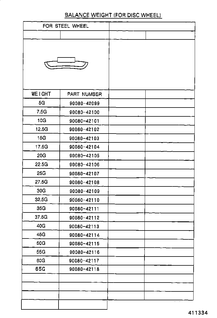 42602-28360 CAP, WHEEL product image