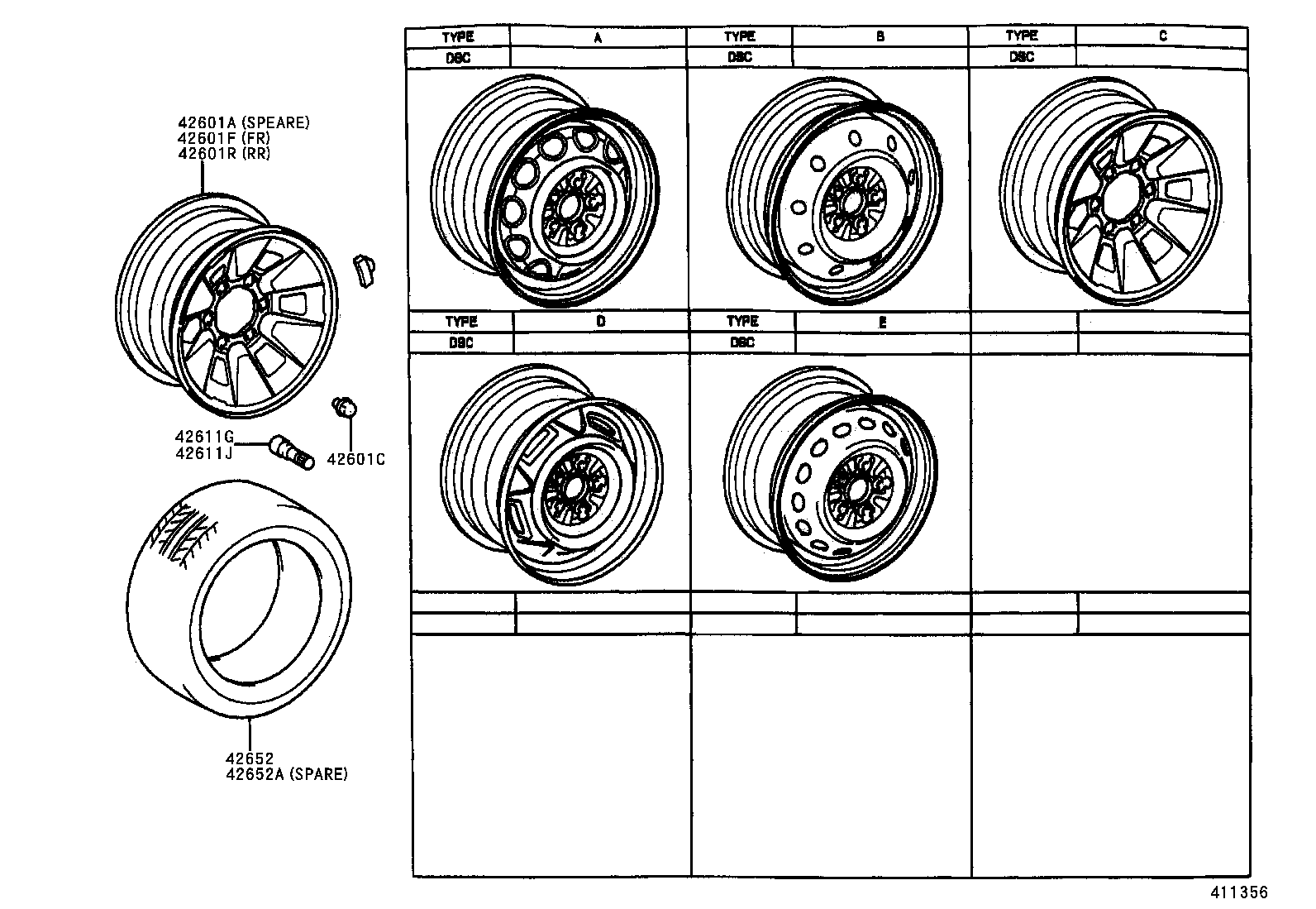 42652-35430 TIRE product image