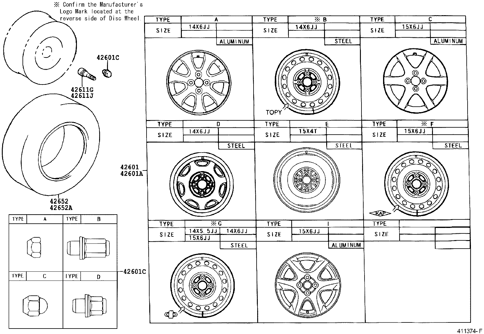 42603-02110 ORNAMENT SUB-ASSY, WHEEL HUB product image