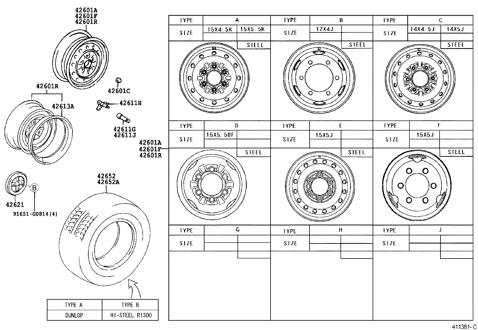 42652-26080 TIRE product image