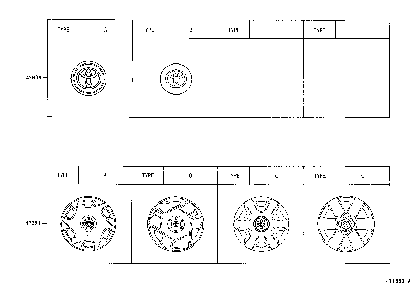 42602-13030 CAP, WHEEL product image