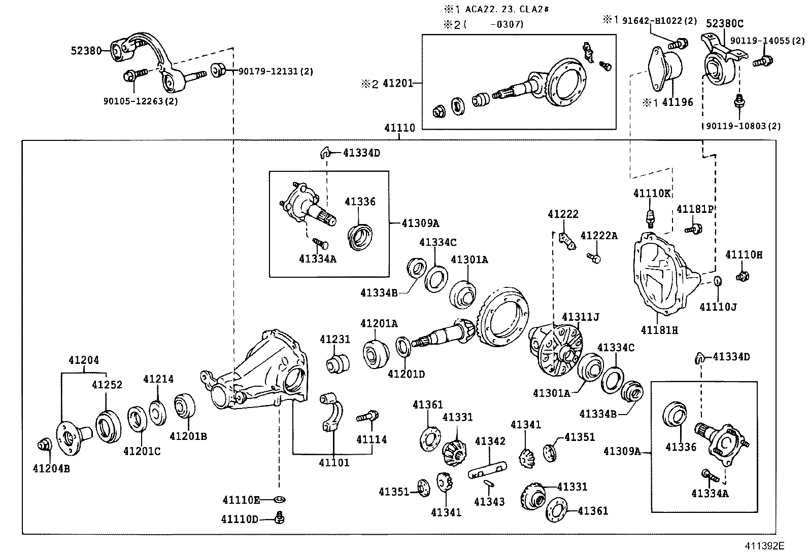41201-29746 FINAL GEAR KIT, DIFFERENTIAL, REAR product image