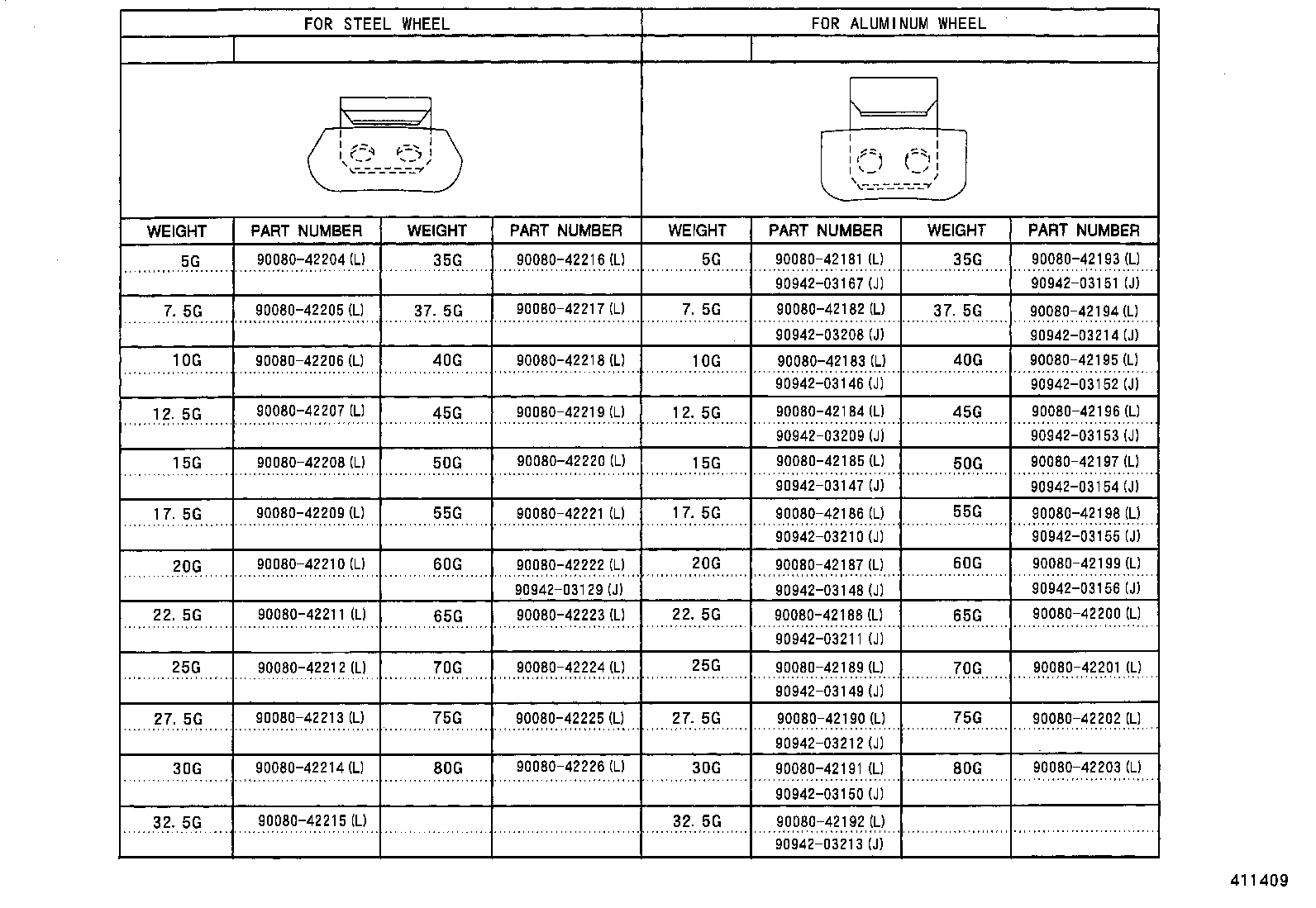 42611-0A080 WHEEL, DISC product image