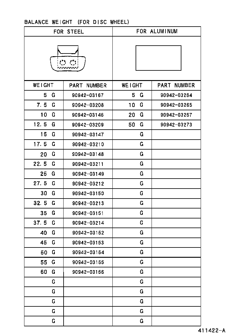04423-24020 FITTING KIT, TIRE PRESSURE MONITOR OR BALANCER VALVE product image