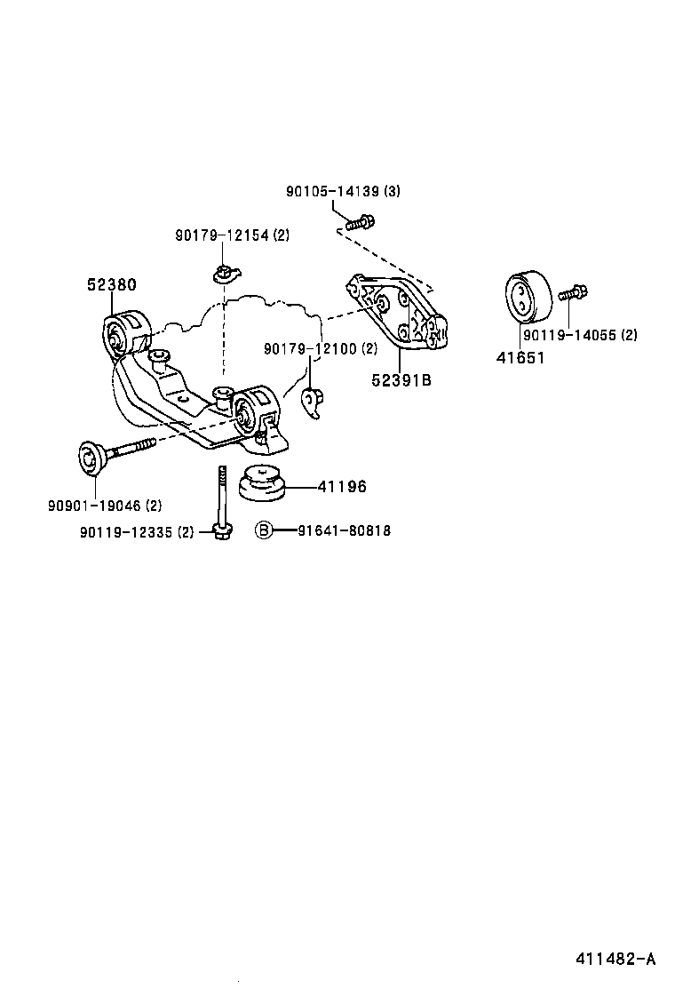 41330-21020 COUPLING ASSY, TRANSMISSION product image