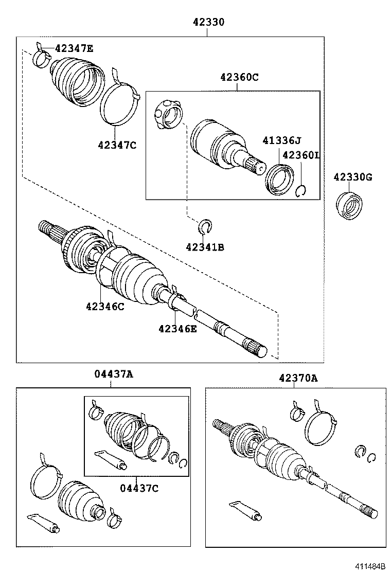 42431-13030 DRUM SUB-ASSY, REAR BRAKE product image