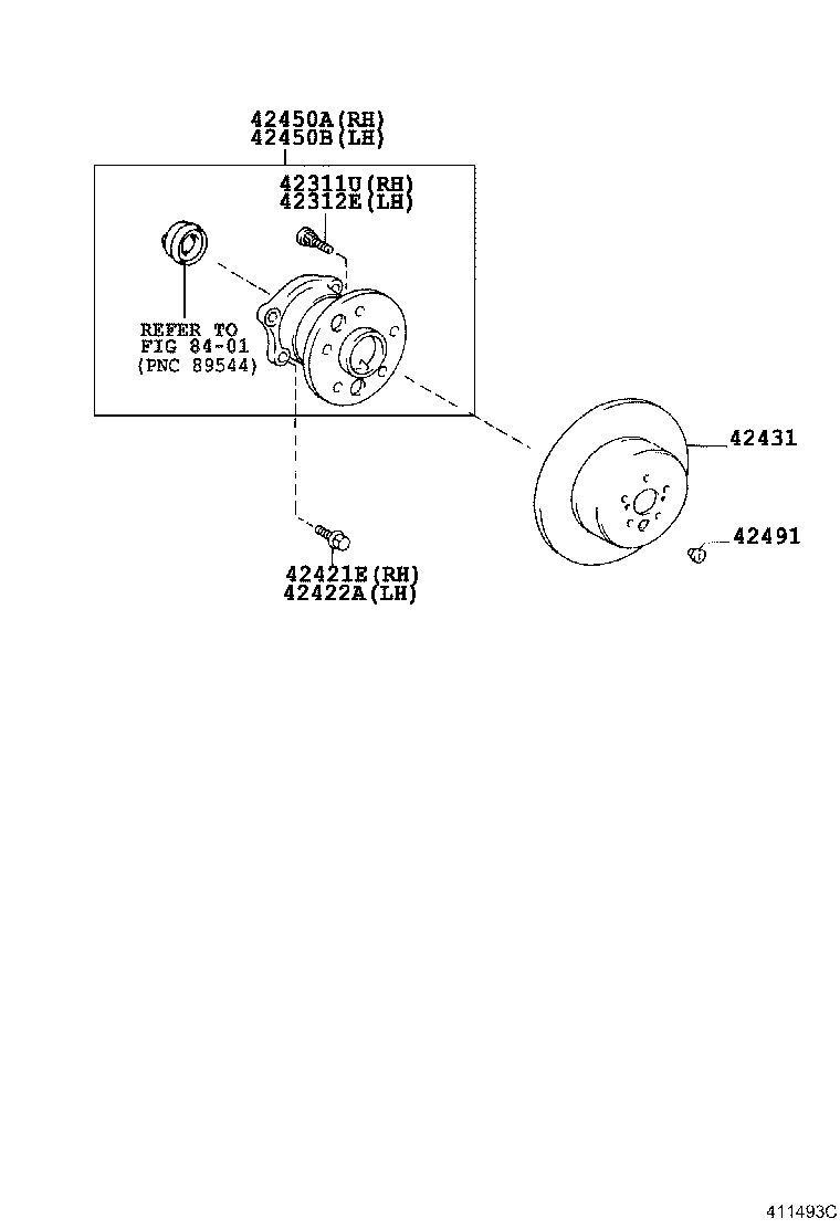 42380-39075 SHAFT ASSY, REAR DRIVE OUTBOARD JOINT, LH product image