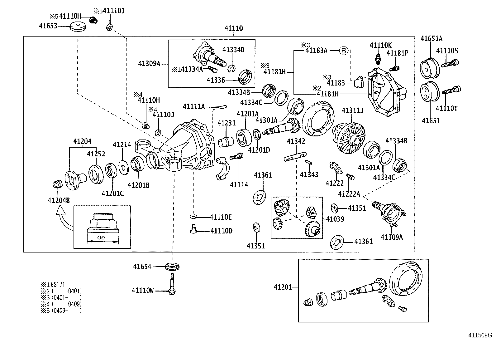 90366-35117 BEARING (FOR REAR DRIVE PINION REAR) product image