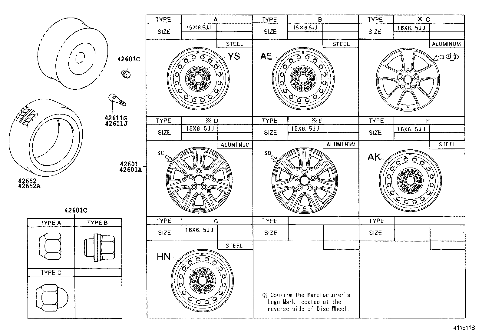 42652-33262 TIRE product image